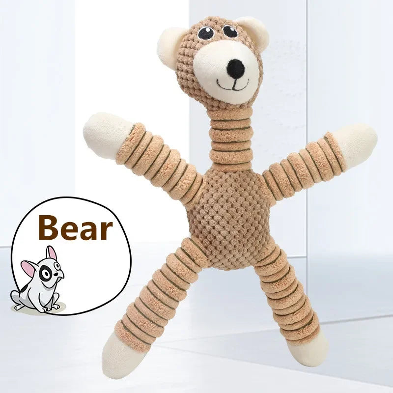 SqueakBuddy™ Plush Rope Dog Toy