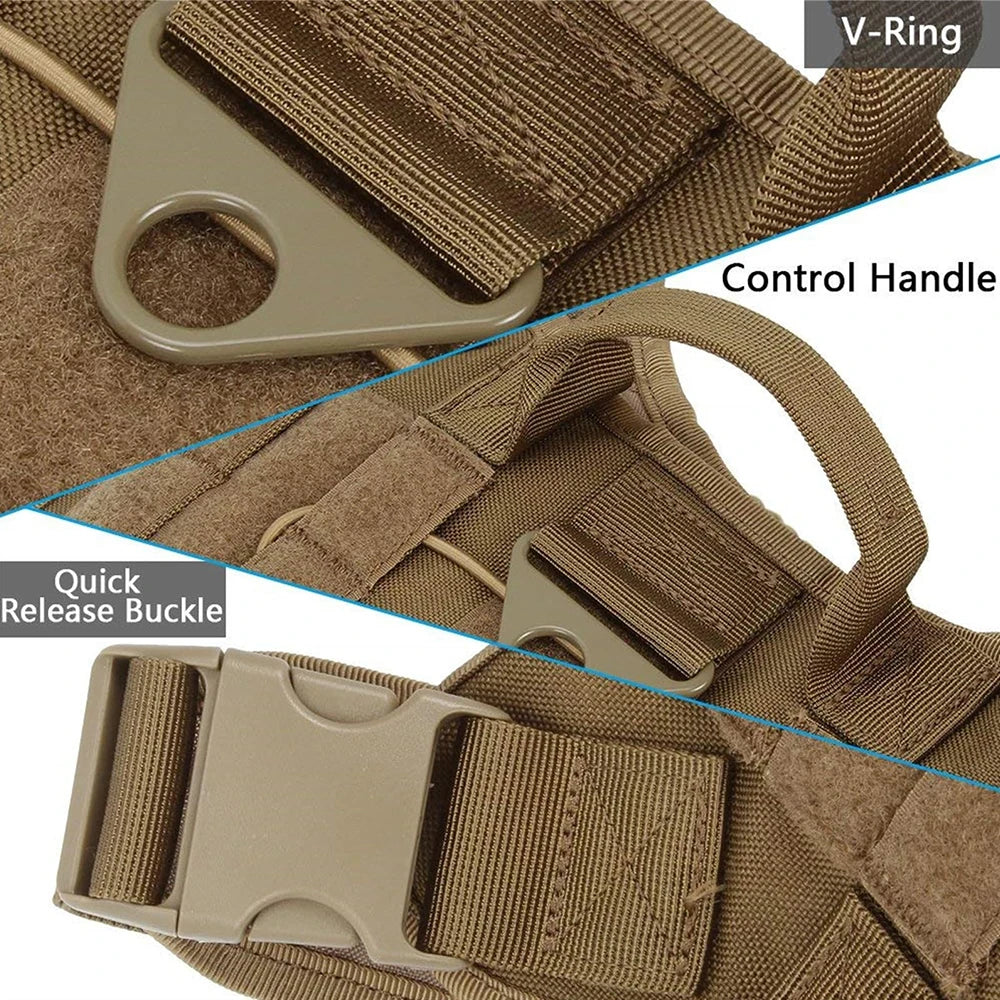 Tactical Dog Harness for Large Pet