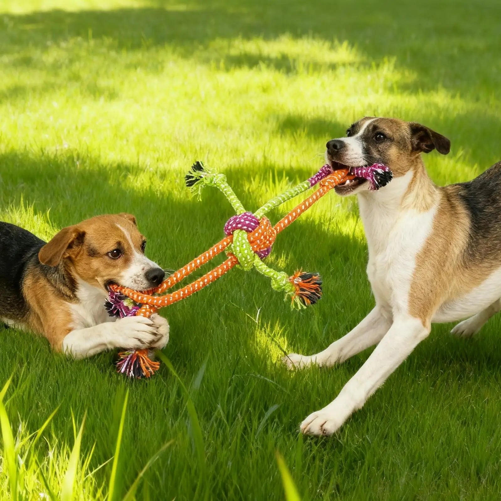 TugJoy™ Interactive Rope Dog Toy