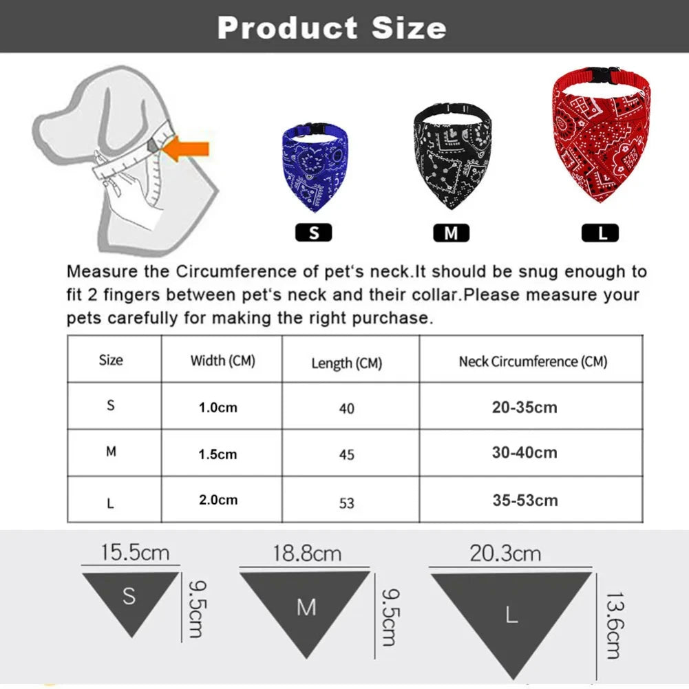 Dog Collar Bandana Scarf