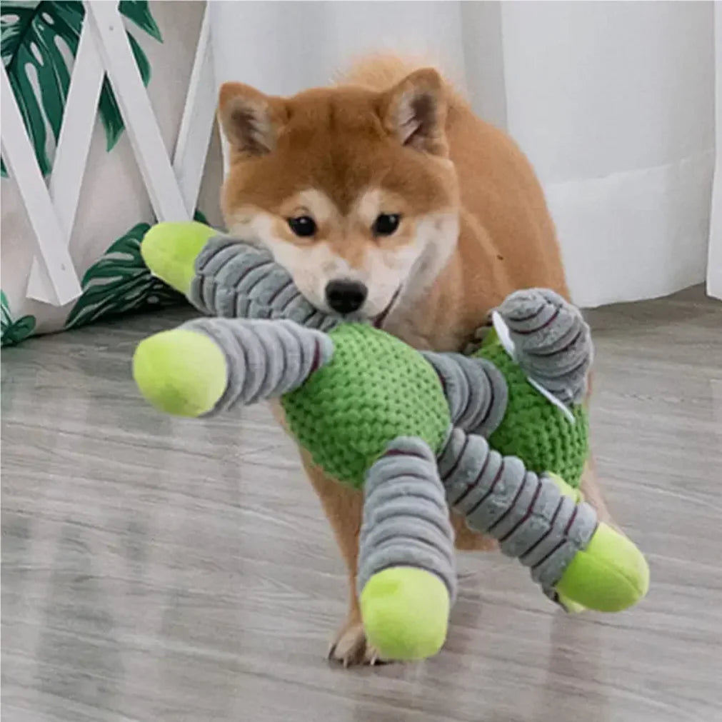 SqueakBuddy™ Plush Rope Dog Toy