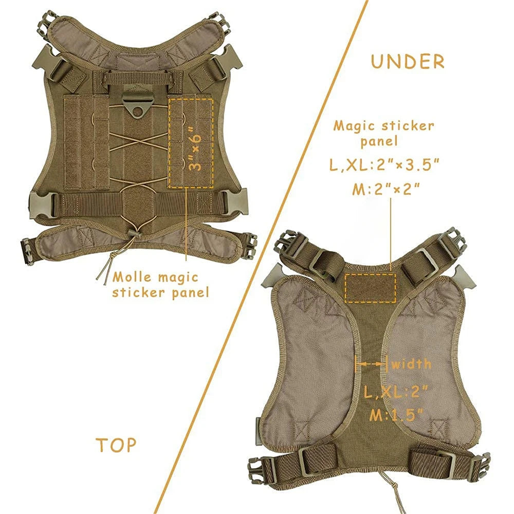 Tactical Dog Harness for Large Pet