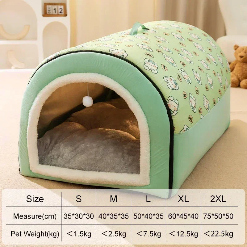 SnuggleNest™ Plush Pet House Bed