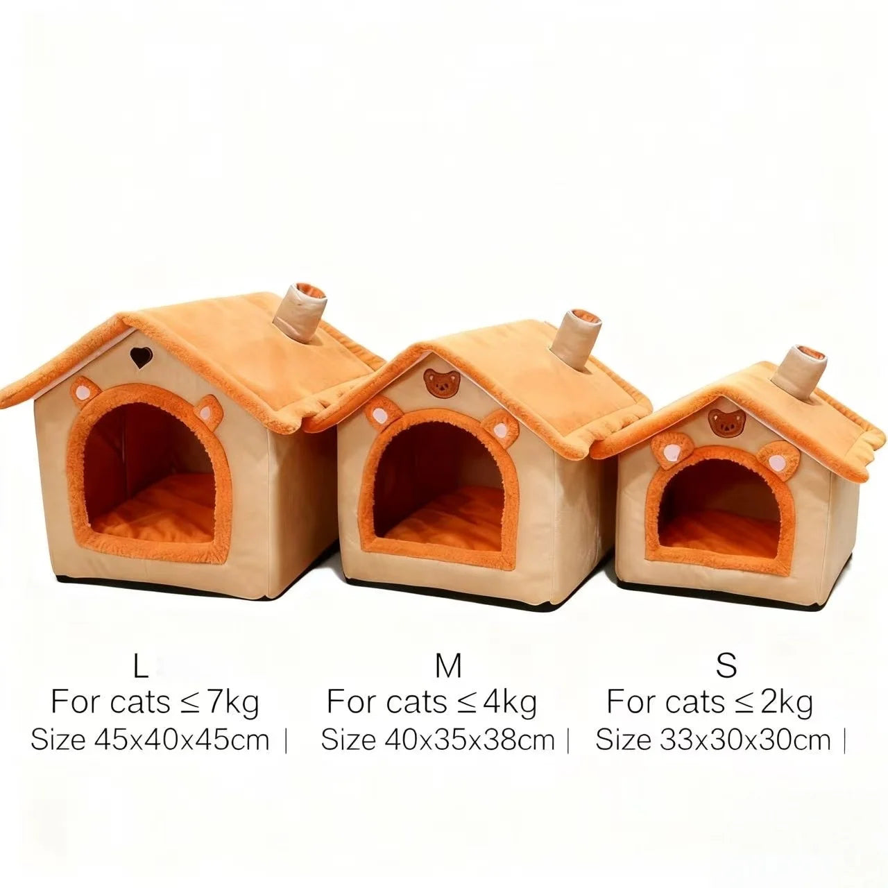CozyPaws™ Plush Pet House Bed