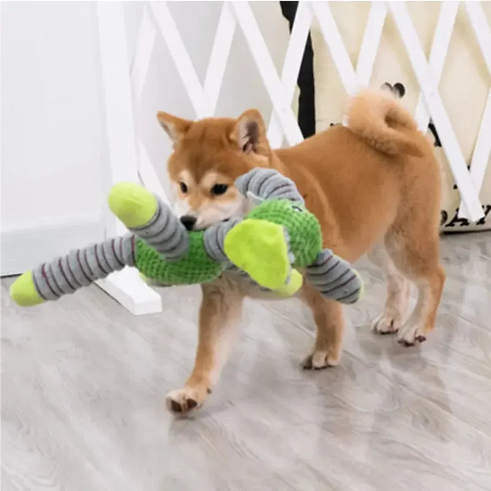 SqueakBuddy™ Plush Rope Dog Toy