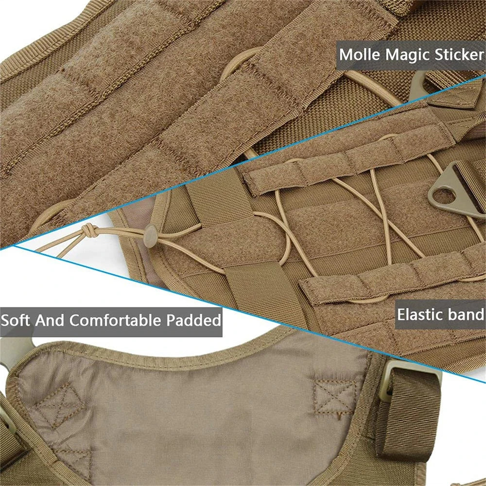 Tactical Dog Harness for Large Pet