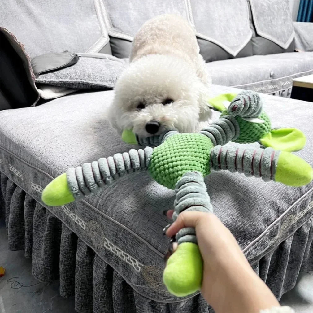 SqueakBuddy™ Plush Rope Dog Toy