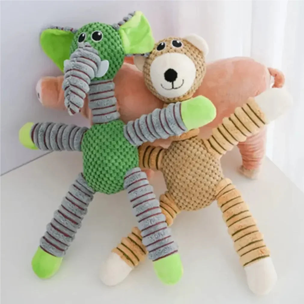 SqueakBuddy™ Plush Rope Dog Toy