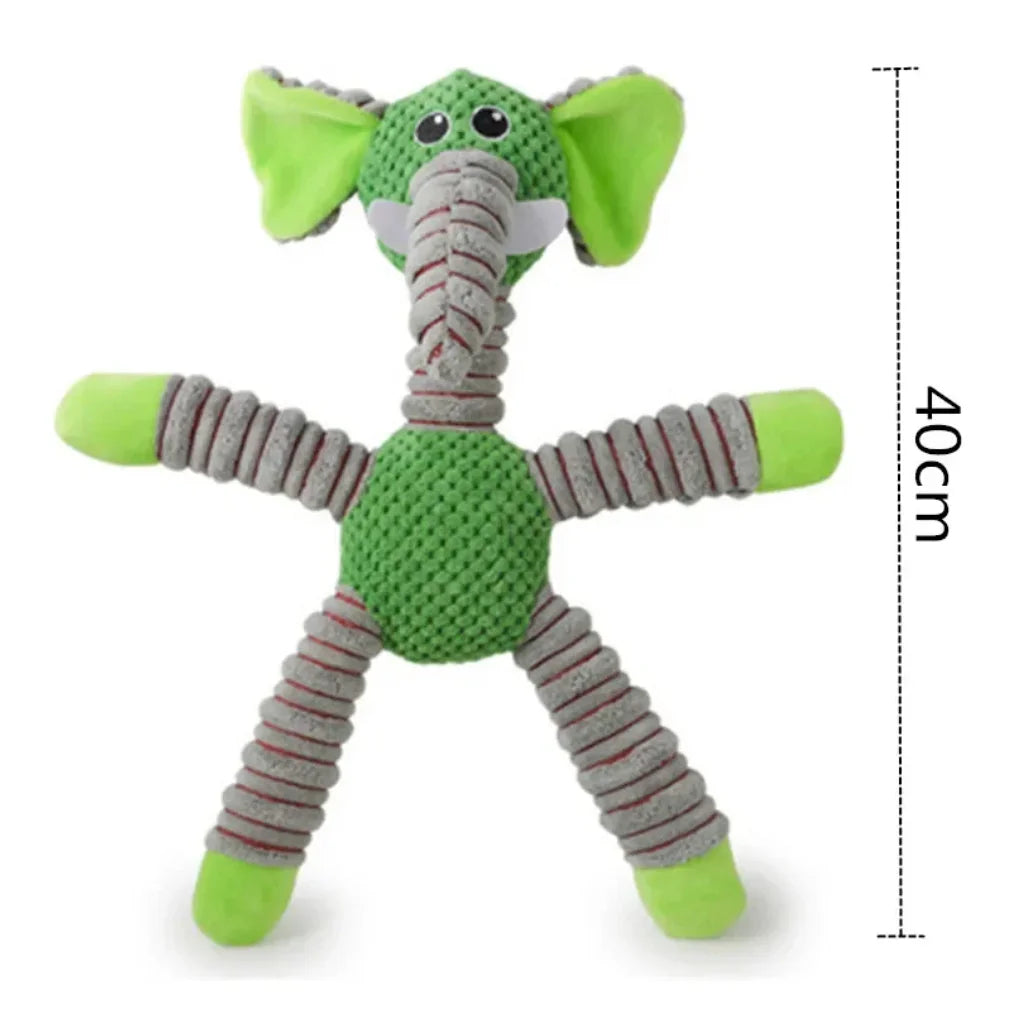 SqueakBuddy™ Plush Rope Dog Toy