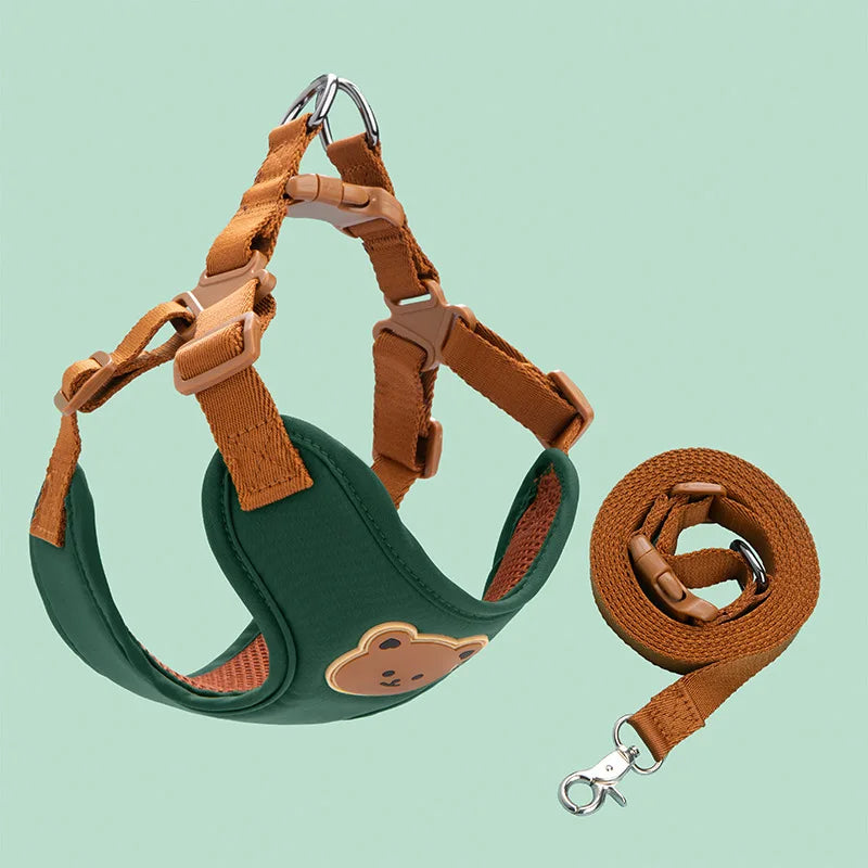 Pet Dog Harness Leash Set Small Medium Dog