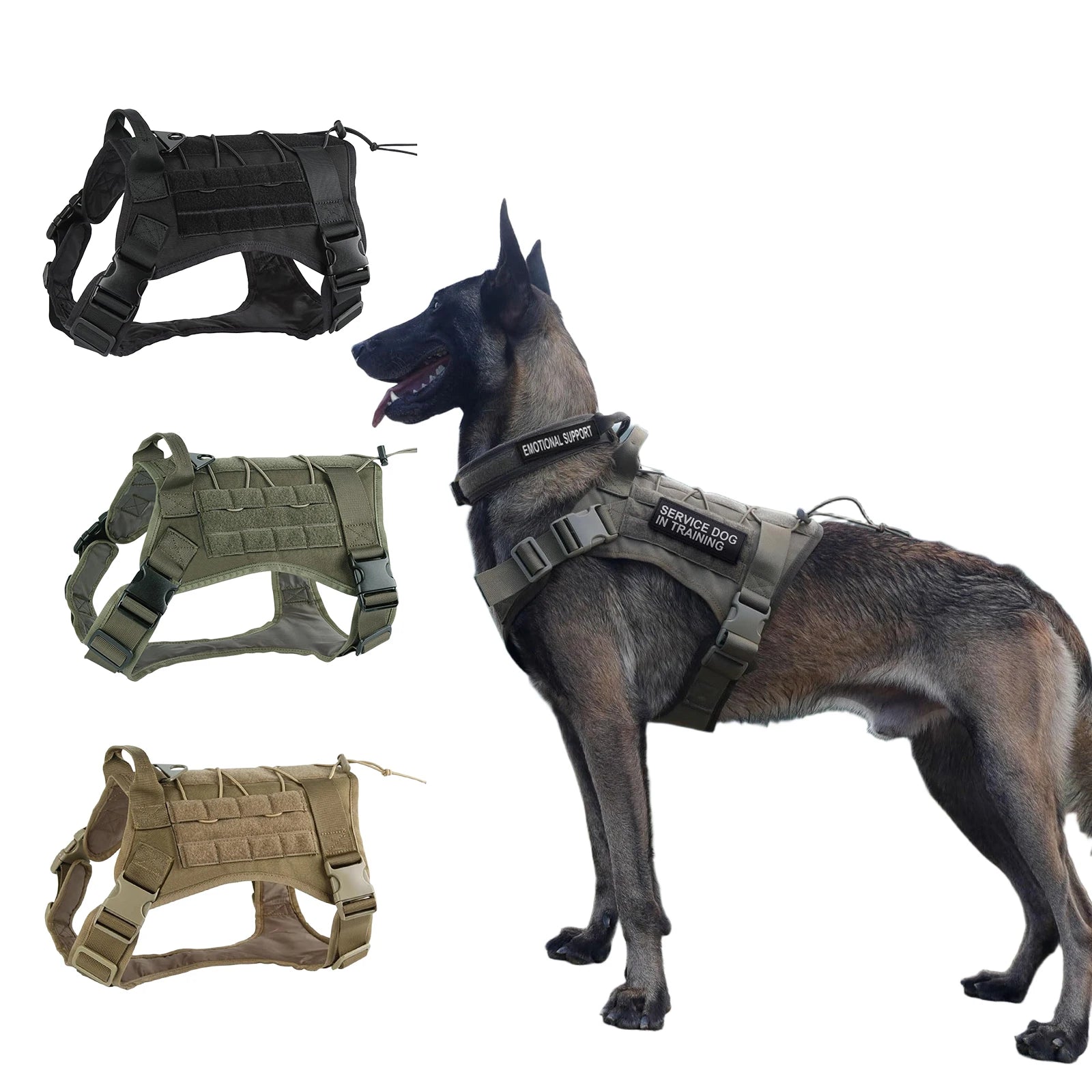 Tactical Dog Harness for Large Pet